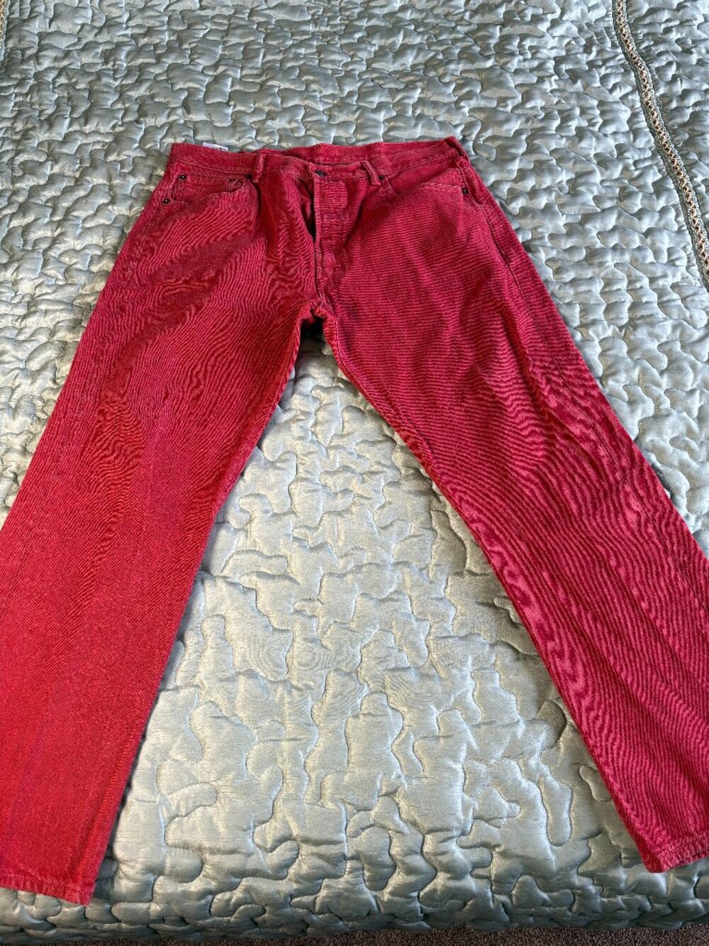 Levis 501 XX Red Denim Jeans Men's size 38 x 32